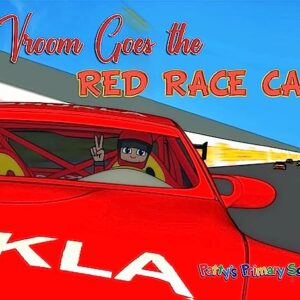 VROOM GOES THE RED RACE CAR – Paperback